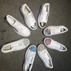 Giay Puma mui kim tuyen H&S Sneaker