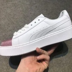 Giay Puma mui nhu hong H&S Sneaker