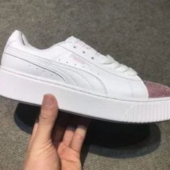 Giay Puma mui nhu hong H&S Sneaker