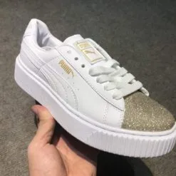 Giay Puma mui nhu vang H&S Sneaker