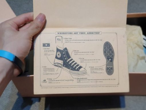 Giay converse 1970s addict replica xanh hong co cao H&S Sneaker