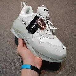 balenciaga triple s rep trang de trong H&S Sneaker