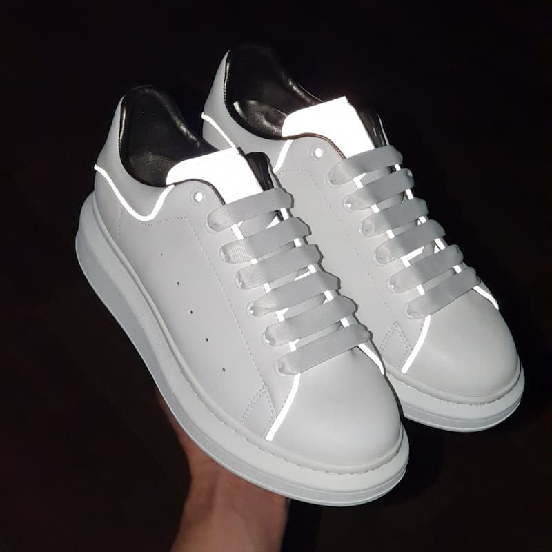 Giày Alexander McQueen Oversized White Phản Quang - HS Sneaker