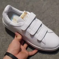 Adidas Stan Smith CF quai dinh gia re mau vang