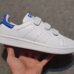Adidas Stan Smith CF quai dinh gia re mau xanh duong