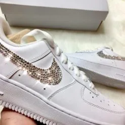 Custom giay Nike AF1 mau dinh da ha noi order