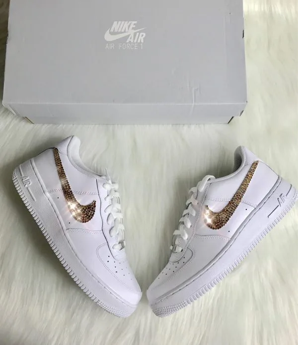 Custom giay Nike Air Force 1 dinh da Custom giay Nike AF1 mau dinh da ha noi order