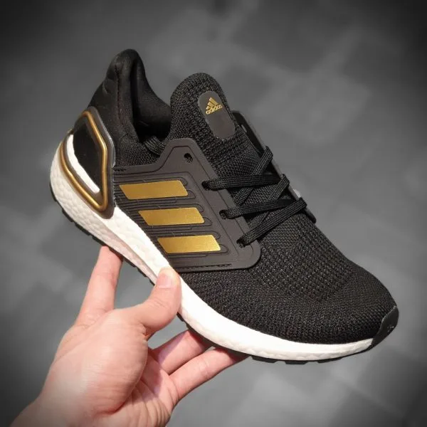 Giay Adidas Ultra Boost 2020 mau den got vang (3) Giay Adidas Ultra Boost 2020 mau den got vang