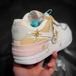Giay Nike Air Force 1 Shadow SE Aura hoa cuc