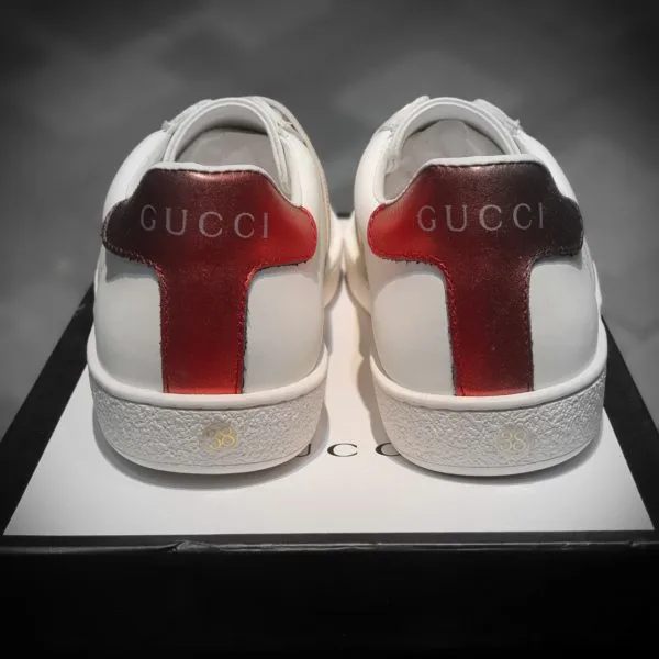 giay Gucci Ace Leather full phu kien mau do giay Gucci Ace Leather full phu kien mau do