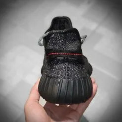Giay Adidas Yeezy 350 Boost v2 Static den Full phan quang