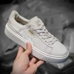 Giày Puma Suede Kem da lộn