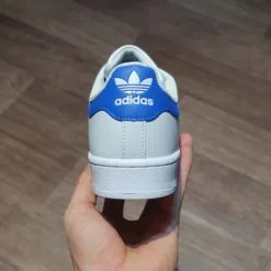 Adidas Superstar vintage ba mau White Red Blue gia re ha noi