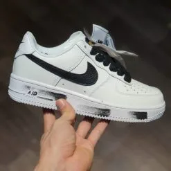 Giay Nike Air Force 1 ban hoa cuc troc son Trang -PEACEMINUSONE x AF1 “Para-Noise 2.0” Rep 11