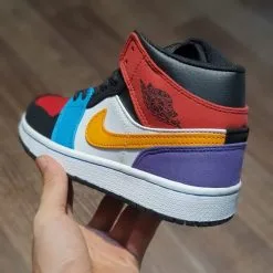 Nike Air Jordan 1 Mid GS 'Multi Color' nhiều màu