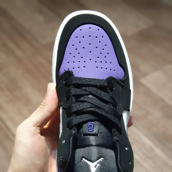giay nike air jordan 1 low court purple tim (3) giay nike air jordan 1 low court purple tím