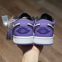 giay nike air jordan 1 low court purple tím