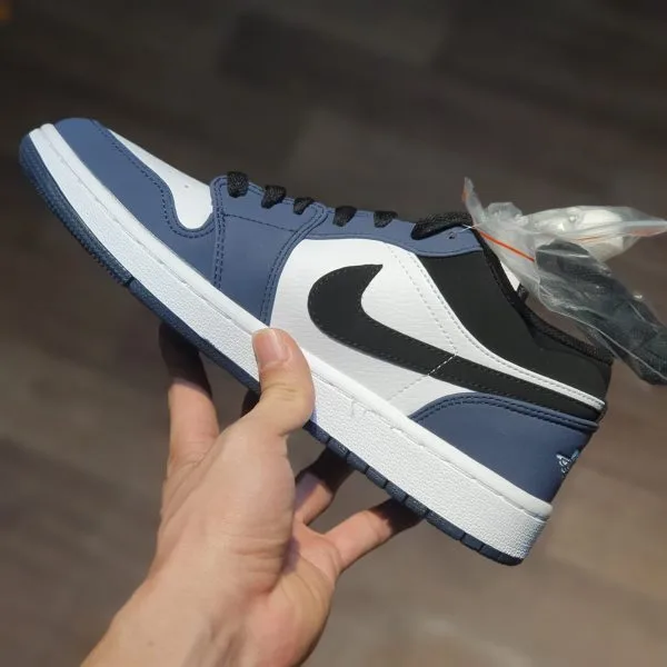 Giay Nike Air Jordan 1 Retro Low Navy (3) Giay Nike Air Jordan 1 Retro Low Navy