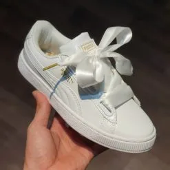 Giay Puma Basket Heart Patent Puma no