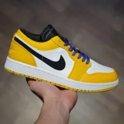 Giay Nike Air Jordan 1 Low Laser Orange jd co thap trang vang