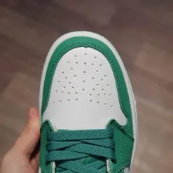 giay Nike Jordan 1 Low 'Pine Green' jd co thap xanh la rep 11
