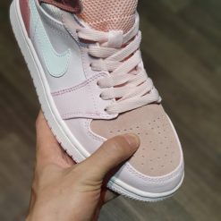 Giay Nike Air Jordan 1 Mid Digital Pink trang hong co cao rep 11