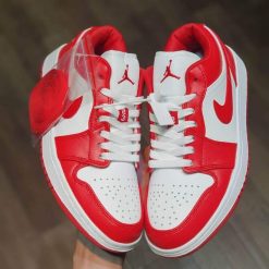 Giay Nike Air Jordan 1 Low Gym Red White 553558-611 rep 11 gia re ha noi