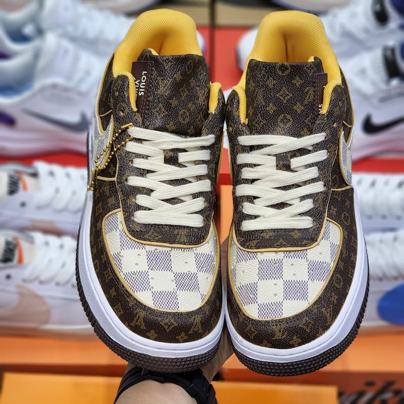 Your first look at the Louis Vuitton x Nike Air Force 1 retail collection