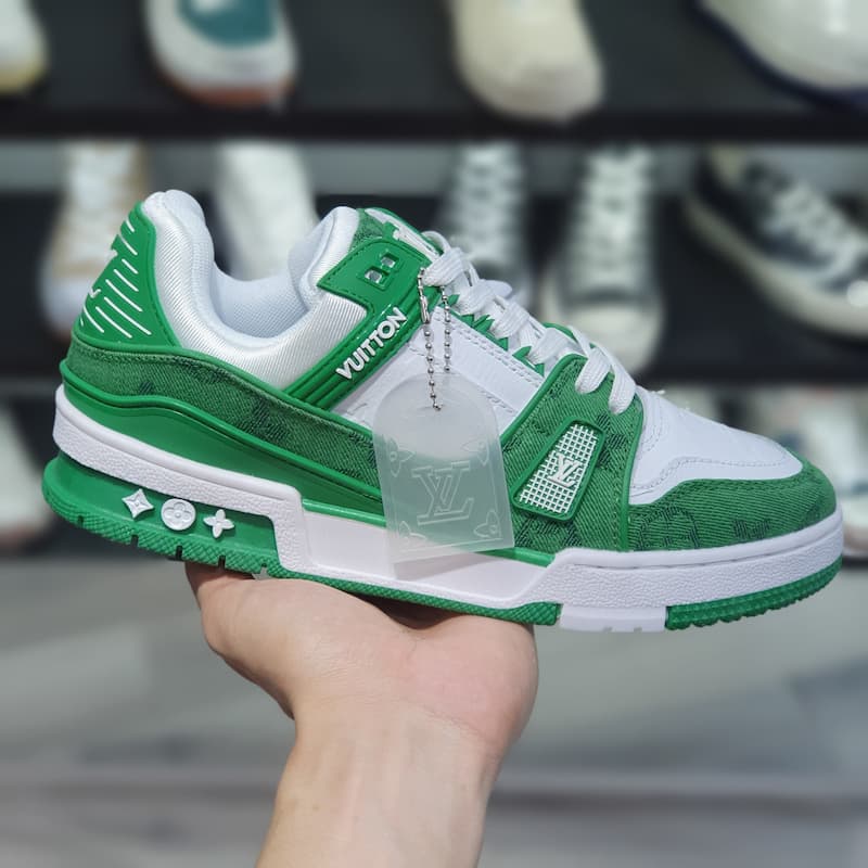 Louis Vuitton Trainer Sneaker Green #1A9JHZ